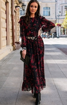 Roco Wzorzysta sukienka max...