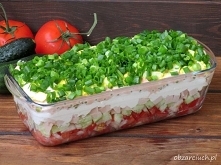 Sałatka z serkiem wiejskim