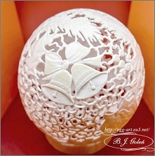 Mikołaj - jajko strusie - Bogusława Justyna Goleń Poland