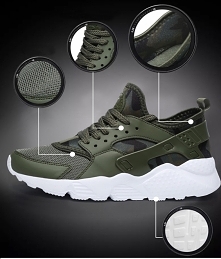 Męskie buty na siłownie, w których noga się nie poci i oddycha. Wygodne podczas treningu.