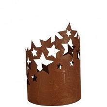 Korona rdzewiona  - osłonka na doniczkę