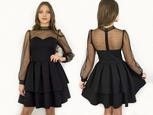 Super modne kropeczki na tiulu.