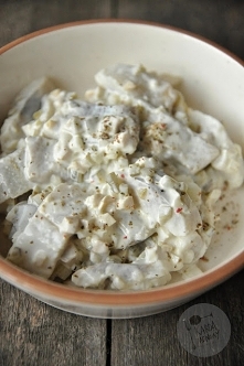 Śledzie w sosie tatarskim