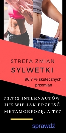 Strefa zmian sylwetki - palny dietetyczno treningowe sprawdzone przez nas dla Was - kliknij w zdjęcie