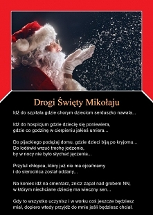 Drogi Święty Mikołaju!