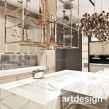 Piękna kuchnia z wyspą, ele...