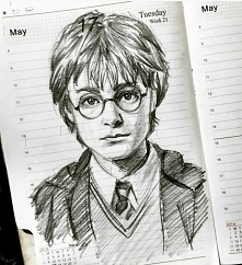 Rysunek - coś dla fanów Harrego Potter'a
:)