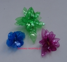 broszki z plastikowych butelek