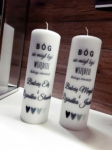 Świece personalizowane dla Dziadków - swiecedecor.pl