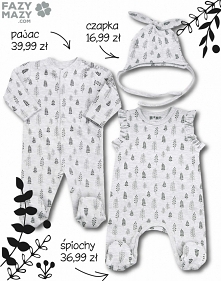 Wyprawka dla dziewczynki – mięciutkie ciuszki niemowlęce Fazymazy