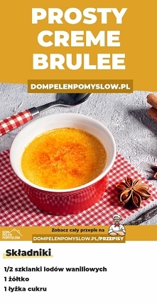 Prosty Creme Brulee z 3 SKŁ...