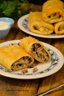 Krokiety z pieczarkami