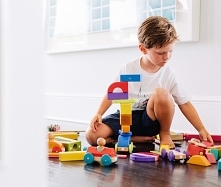 Drewniane zabawki magnetycz...