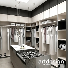 Duża, wygodna garderoba dla eleganckiej kobiety | FORGET-ME-NOT | Wnętrza rezydencji