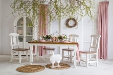 inspirujemy wiosennie
bielone meble z litego drewna do jadalni meble-woskowane.com.pl