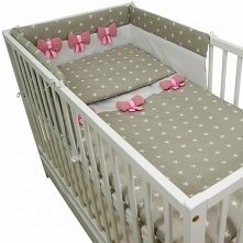 beżowa pościel z ochraniaczem dla niemowlaka tylko teraz w tak atrakcyjnej cenie - koniecznie sprawdź!