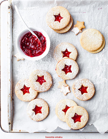 kokosowe


Składniki
20 sztuk
Kruche ciasteczka

    130 g masła
    1/2 szklanki drobnego cukru lub cukru pudru
    1 jajko
    250 g mąki pszennej
    1/2 łyżeczki proszku do ...