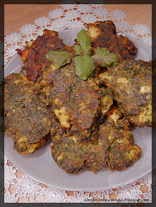 Siekane kotlety drobiowe ze szpinakiem