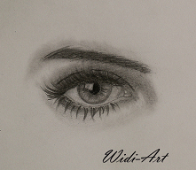 Oko - technika ołówkowa