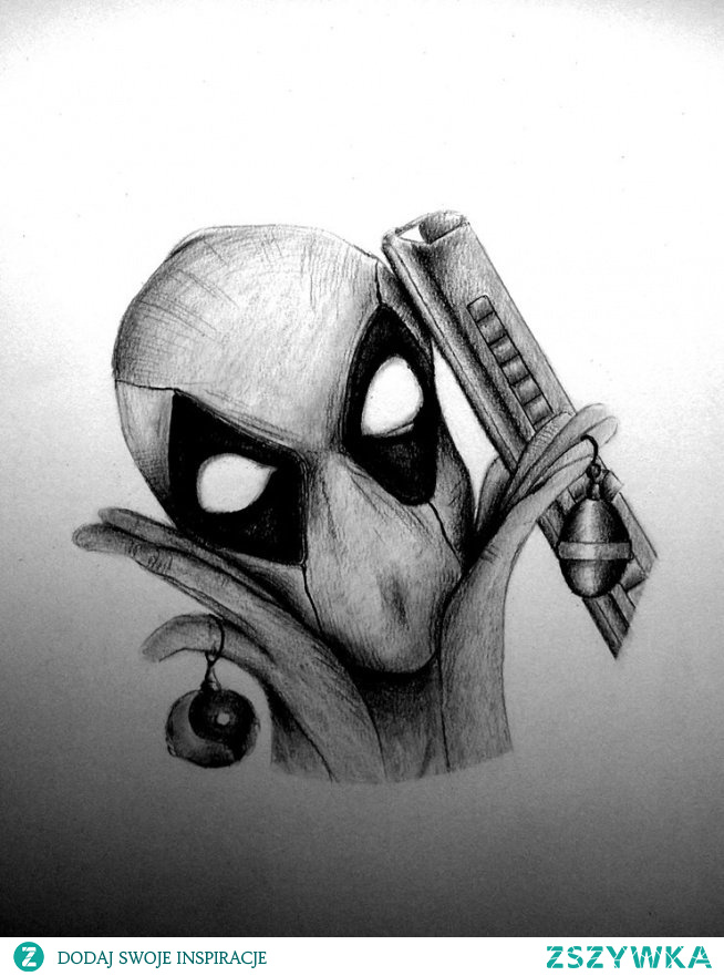 Deadpool szkic.