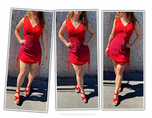 sukienka z sznurkami diy