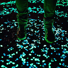 #ogród #świecącekamienie