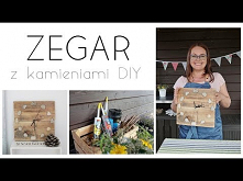 Zegar #DIY z kamieniami | D...