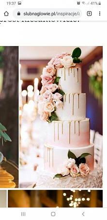 Róż i złoto . Przepiękny :)