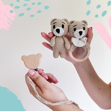 @nessing_handmade Zestaw dla dzidziusia ❤️ #recznierobione #pomyslnaprezent #prezentnababyshower #bociankowe #dladziecka #narodziny #podchoinke
