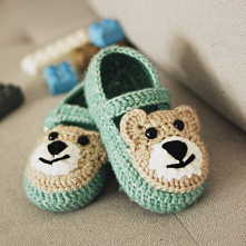 Ciepłe bamboszki na zimne dni dla najmłodszych :) #handmade #dladzieci #rekodzielo