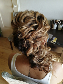 #upięcie #eleganckie#loki