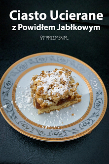 Ciasto Ucierane z Powidłem Jabłkowym