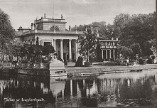 Pałac w Łazienkach, Warszawa - zdjęcie wykonane przed 1914 r.