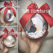 Bombka ze zdjęciem i napisa...