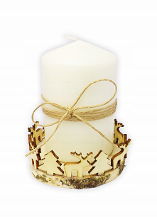 Dekoracja świąteczna , pomysł na prezent , świeca adwentowa