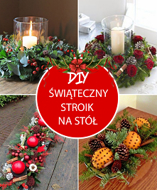 Świąteczny Stroik na Stół –...