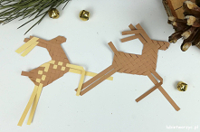 Tutorial ukazujący sposób wykonania renifera z wykorzystaniem pasków papieru ;)