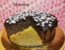 Makowiec  na  kruchym   spodzie