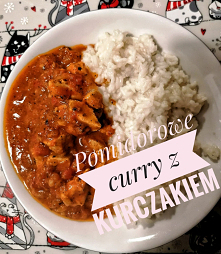 Przepis na pomidorowe curry z kurczaka.