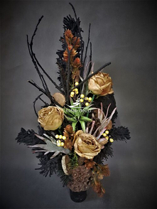 Bukiet na pomnik od totaldeco.pl