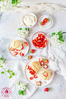 Truskawkowe shortcakes - Wypieki Beaty