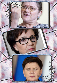 Marzenia erotyczne starej panny. 
Krakowianka jedna miała chłopca z drewna,
Nie mam ja nikogo, bo jestem królewna!
Żaden tu młodzieniec ciała mi nie pieści,
Żądam reasumpcji moi...