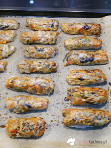 Pieczone sajgonki z mieszanki chińskiej