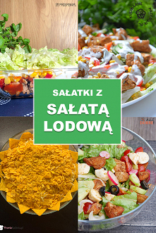 Sałatki z sałatą lodową