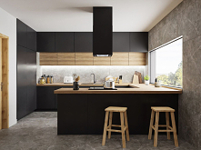 Nowoczesna kuchnia z wyspą ...