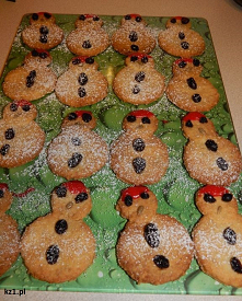 Bałwanki - ciasteczka na bazie płatków owsianych.