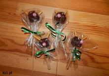 Cake pops ciasteczkowe lizaki. Lizaki z ciasta.