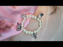 DIY bransoletka z perełek i zawieszek