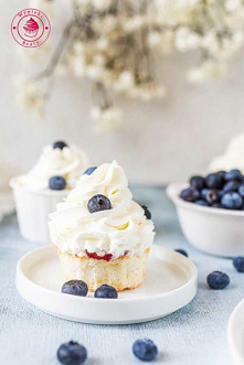 Anielskie babeczki na białkach - Wypieki Beaty