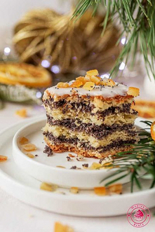 Makowiec warstwowy - Wypieki Beaty